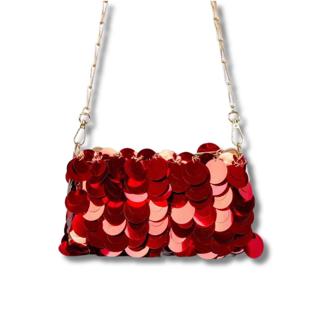 J A Z Sequin Clutch