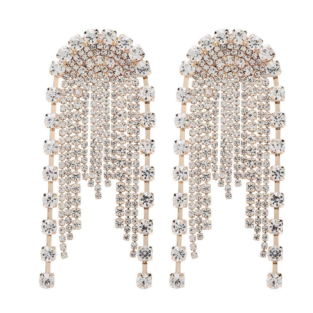 C H A N D I E Crystal Earrings