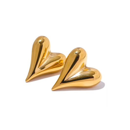 P I E R C I N G Heart Stud Earrings