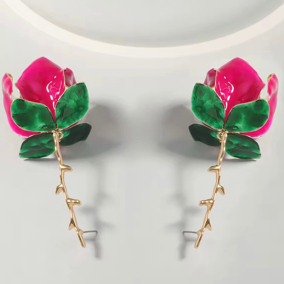 M A L A Y - Statement Petal Earrings