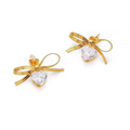 E L L E Diamond Heart Earrings