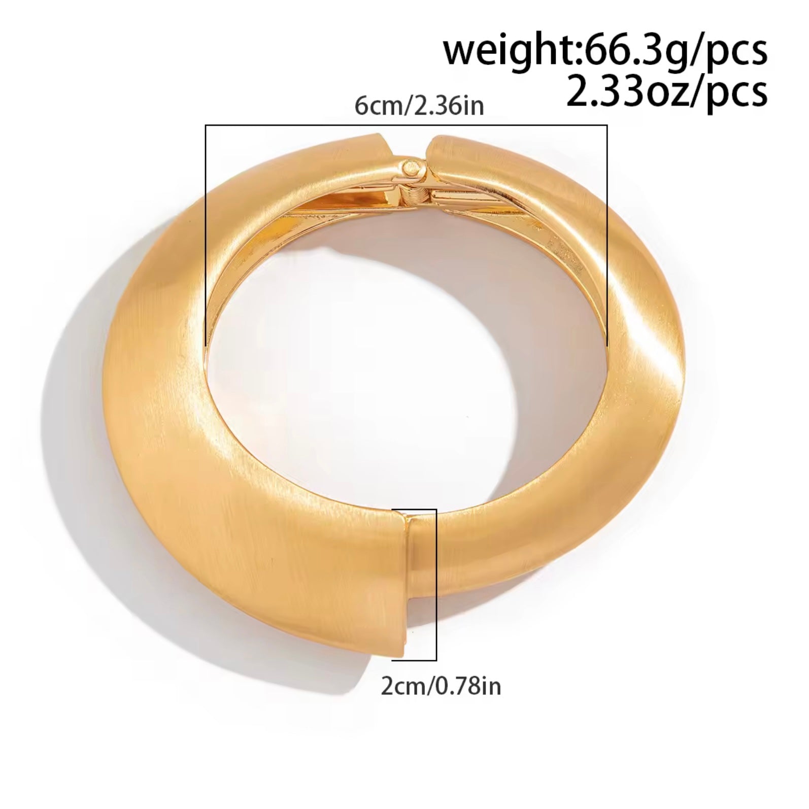 B A I L E Y Brushed Wave Bangle II