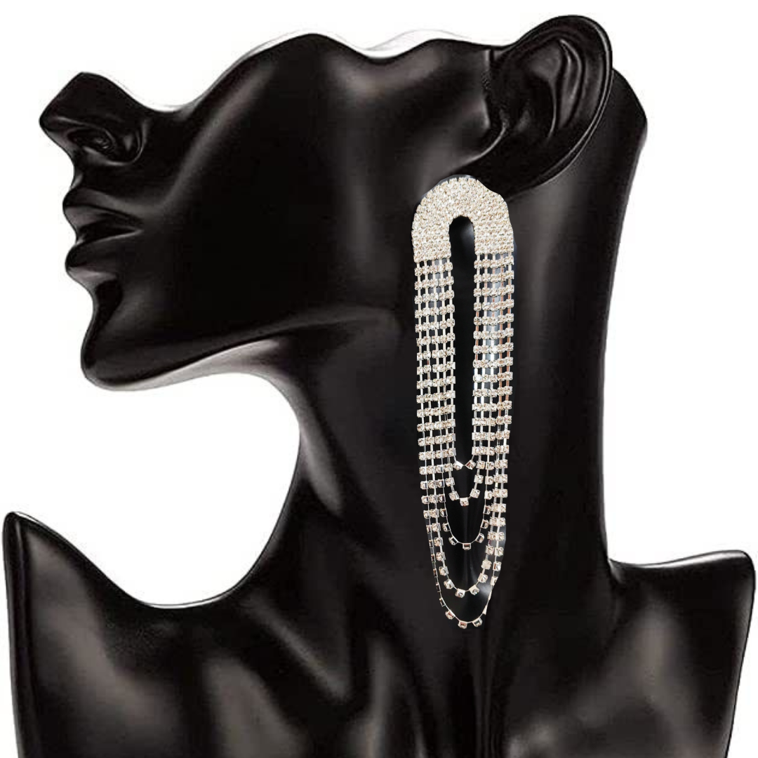 D O N A T E L L A  Crystal Earrings