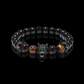 THE VIKING BLACK | OBSIDIAN WOLF BRACELET