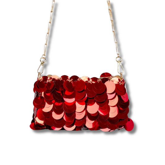 J A Z Sequin Clutch