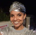 P R I Y A Metallic Turban